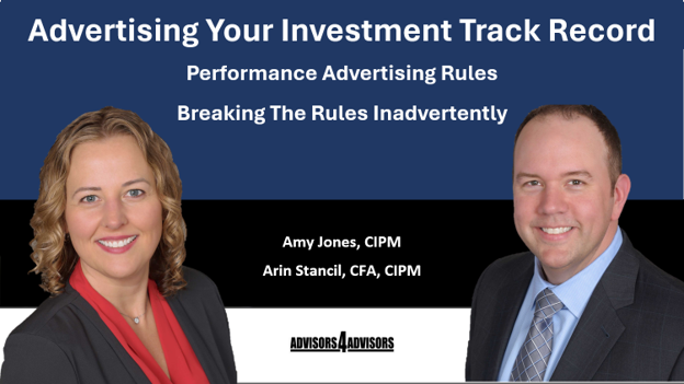 Investment Adviser Performance Advertising Rules 