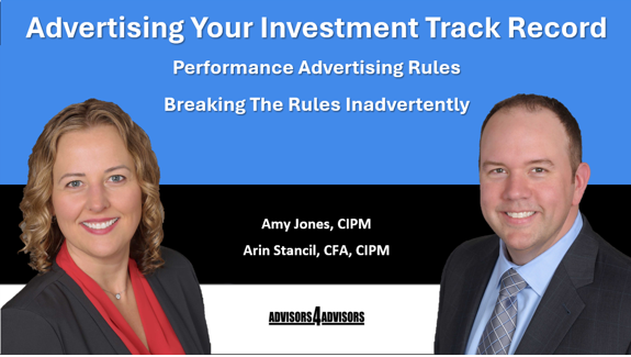 Investment Adviser Performance Advertising Rules 